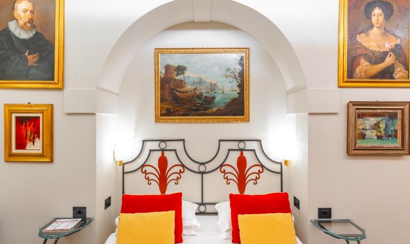 Chambre double classique  Art Hotel Commercianti Bologne