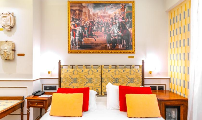Chambre double classique  Art Hotel Commercianti Bologne