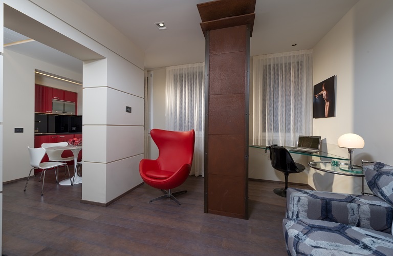 Luxury apartments  Art Hotel Commercianti Bologne