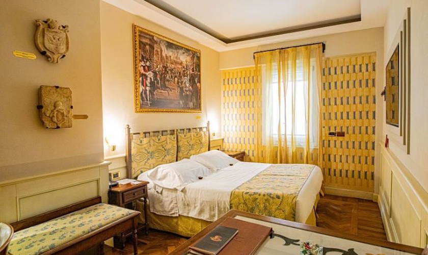 Chambre double classique Art Hotel Commercianti Bologne Chambre double classique Art Hotel Commercianti Bologne