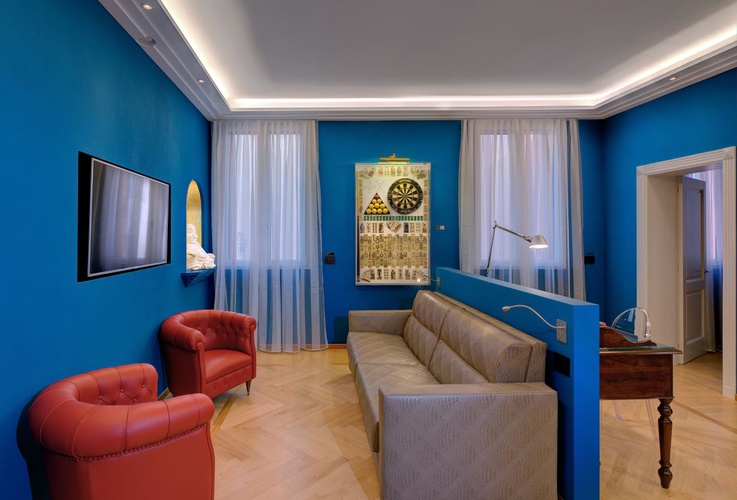Luxury apartments battibecco  Art Hotel Commercianti Bologne