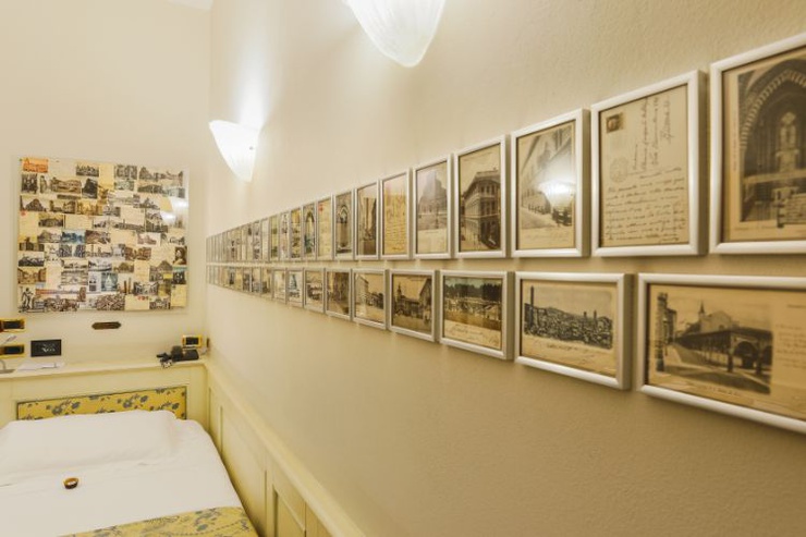 Chambre individuelle Art Hotel Commercianti Bologne Chambre individuelle Art Hotel Commercianti Bologne
