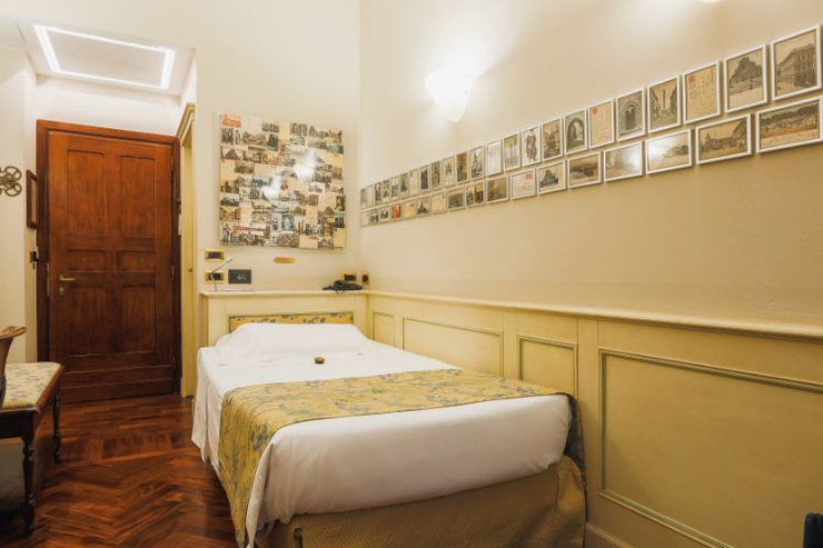 Chambre individuelle Art Hotel Commercianti Bologne Chambre individuelle Art Hotel Commercianti Bologne