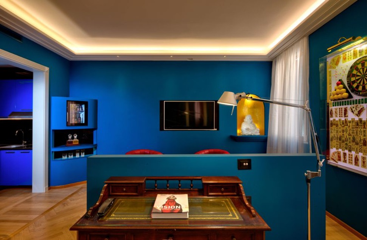 Luxury apartments battibecco  Art Hotel Commercianti Bologne