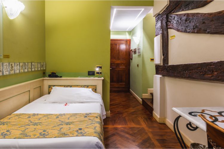 Chambre individuelle Art Hotel Commercianti Bologne Chambre individuelle Art Hotel Commercianti Bologne